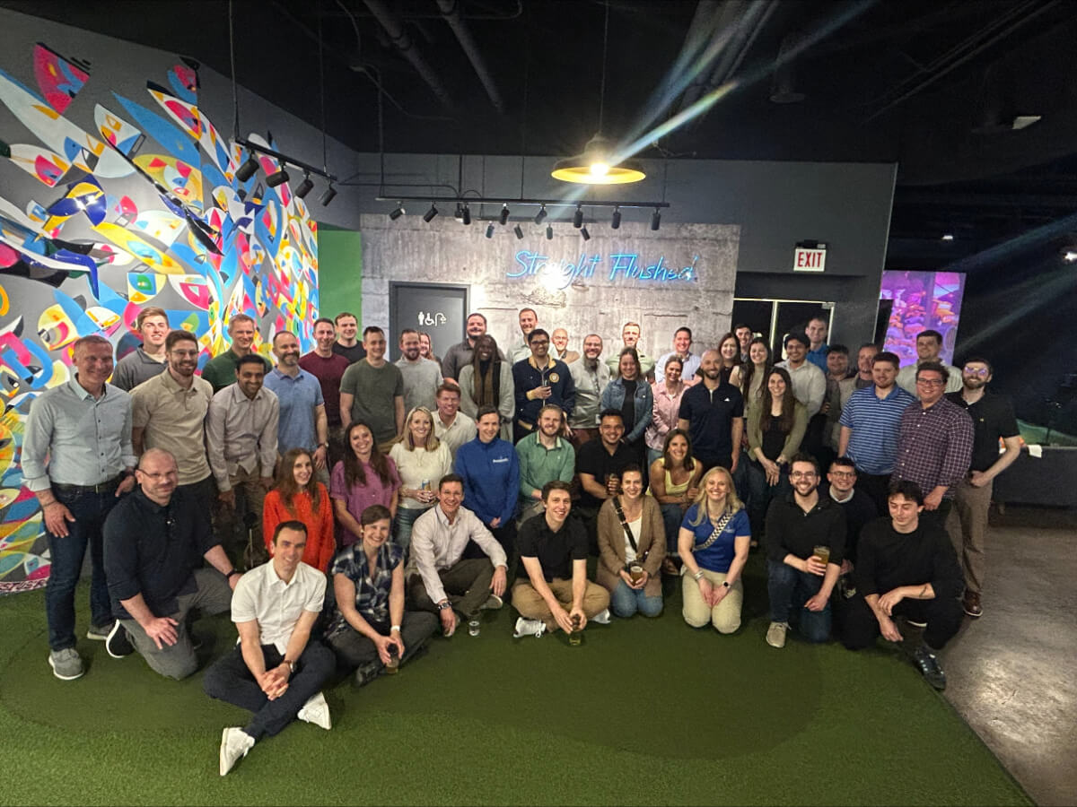 Post-Deadline Celebration at Five Iron Golf