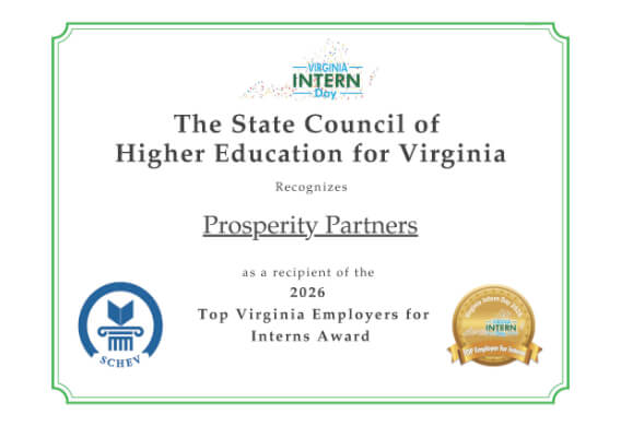 2026 Top Employer for Interns Recognition